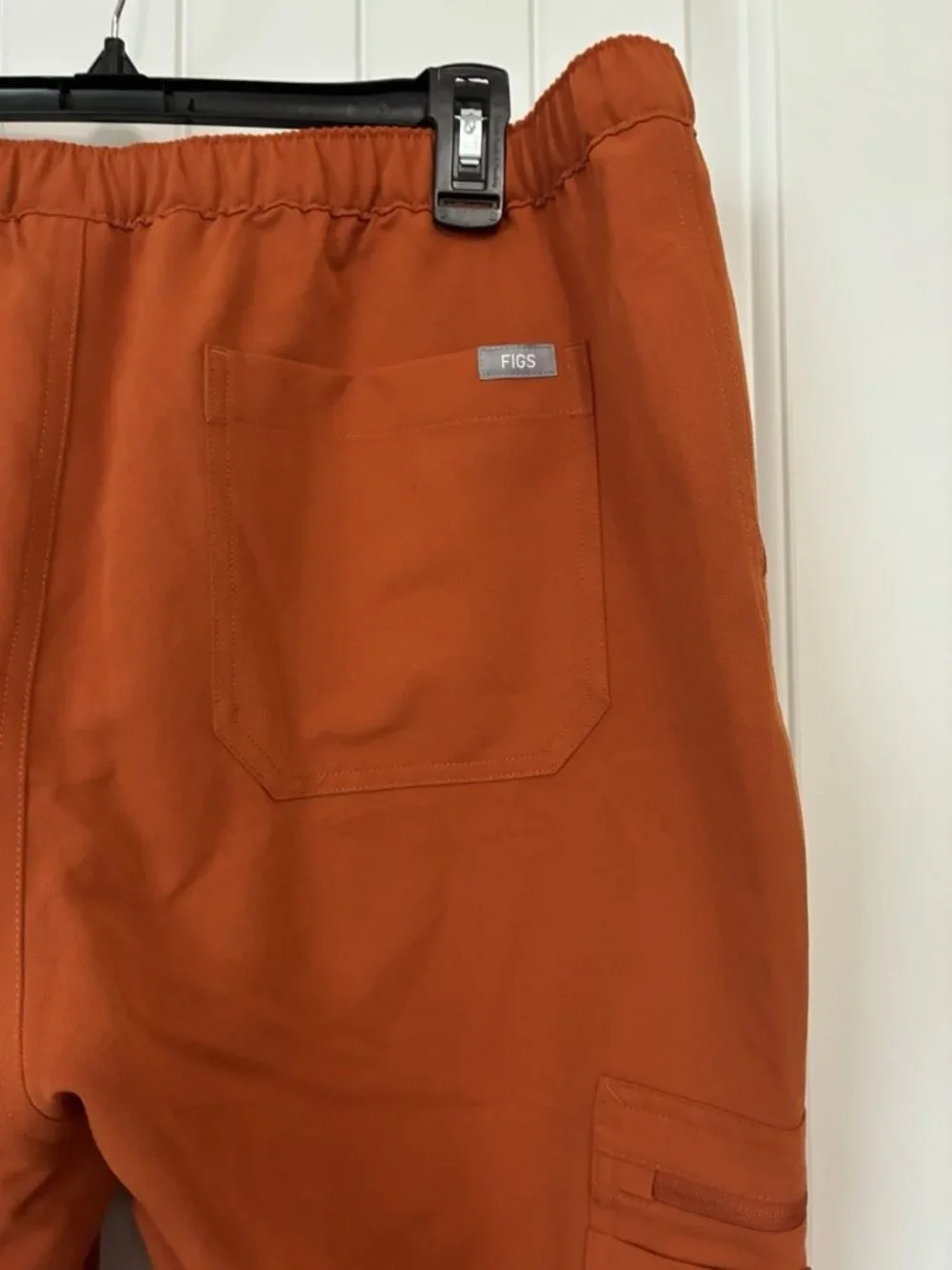 Figs Scrubs Cairo Zip Fly Straight Leg Pants In Rust  Size XL  36” x 29”